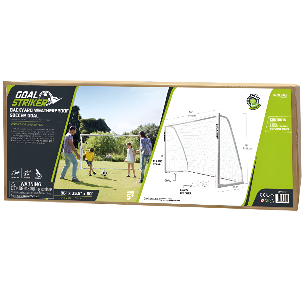 Innov8 Backyard Weatherproof Soccer Goal 8 ft × 5 ft