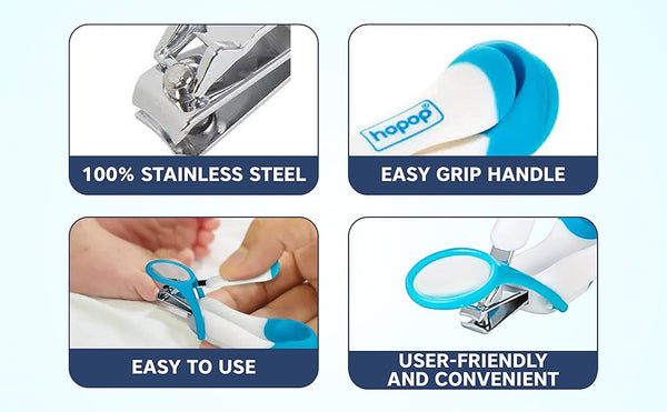 Hopop Nail Clipper with Magnifying Zoom Lens