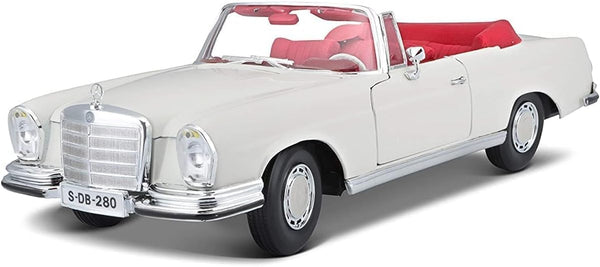 Maisto 1:18 1967 Mercedes-Benz 280SE Cabrio Diecast Vehicle Model Car