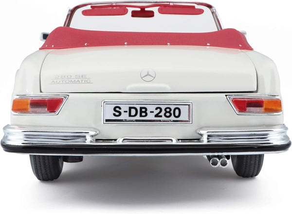 Maisto 1:18 1967 Mercedes-Benz 280SE Cabrio Diecast Vehicle Model Car