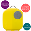B Box Mini Lunch Box - Lemon Sherbet Yellow Grey