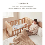 Boori Seagull Baby Cot – Almond | Solid Timber Cot