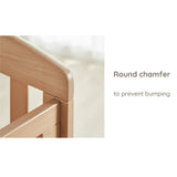 Boori Seagull Baby Cot – Almond | Solid Timber Cot