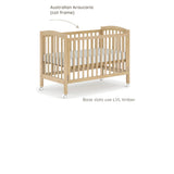 Boori Seagull Baby Cot – Almond | Solid Timber Cot