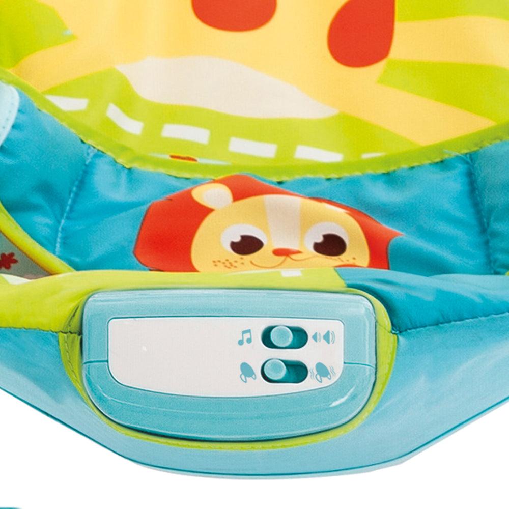 Mastela Music & Soothe Baby Bouncer Birth to 11 Kg Blue Lion