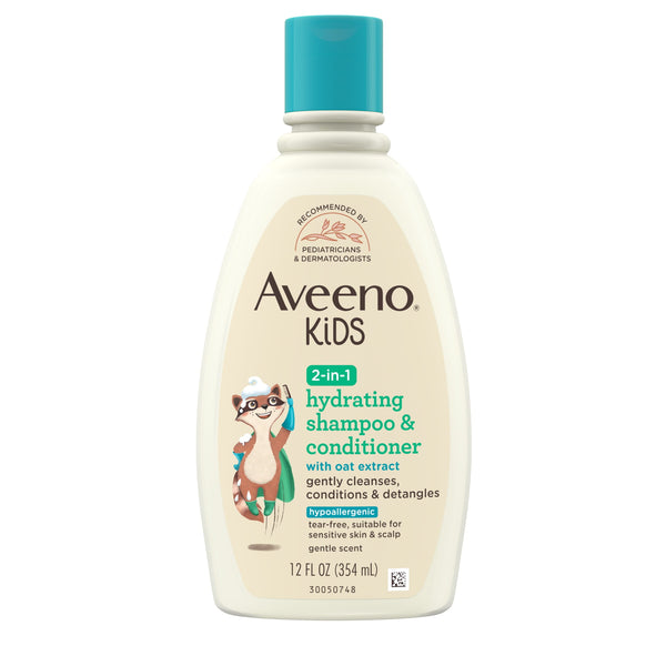 Aveeno Kids 2-in-1 Hydrating Shampoo and Conditioner, 12 fl oz - 354 Ml