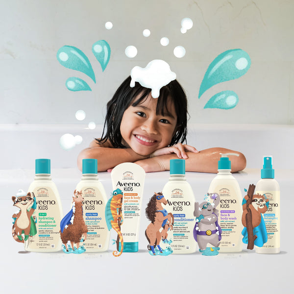 Aveeno Kids 2-in-1 Hydrating Shampoo and Conditioner, 12 fl oz - 354 Ml