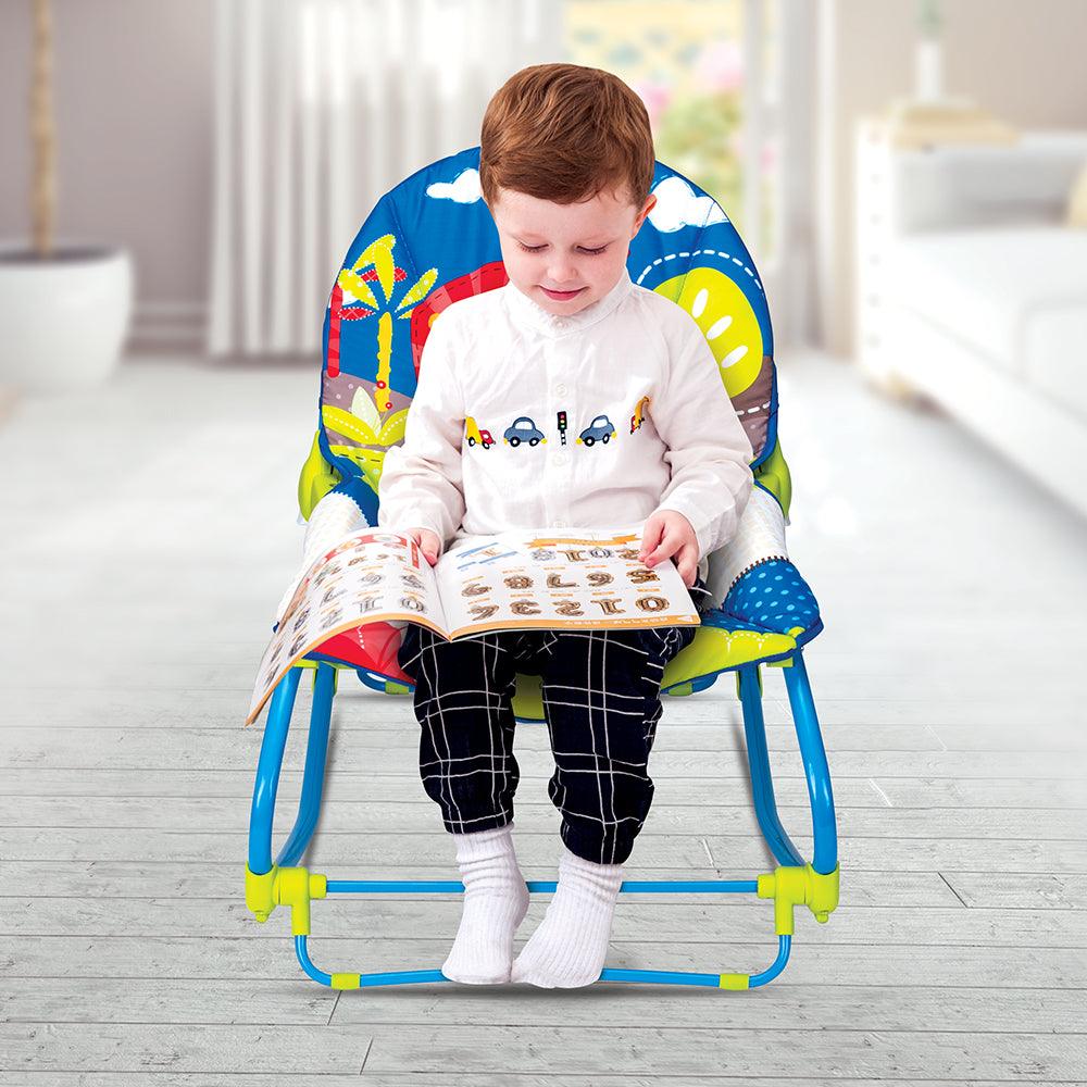 Mastela Newborn to Toddler Baby Rocker 0-36 Months Dark Blue