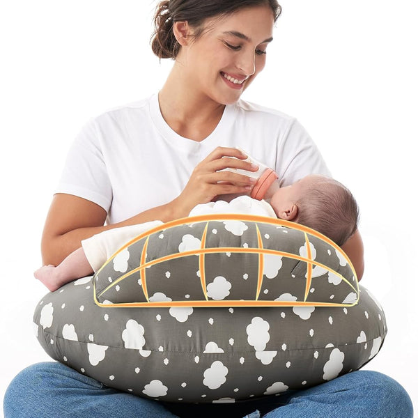 Momcozy Original Nursing Pillow for Breastfeeding - Grey