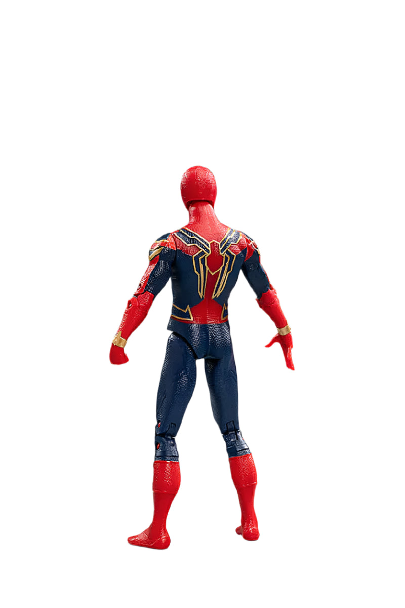 ZD Toys Marvel Avengers Endgame Series I Iron Spider Action Figure 7 Inch Red Blue & Gold