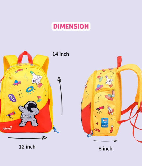 Rabitat Smash Big Kid School Bags, 4-8Yrs 14 Inches School Bag - Shyguy