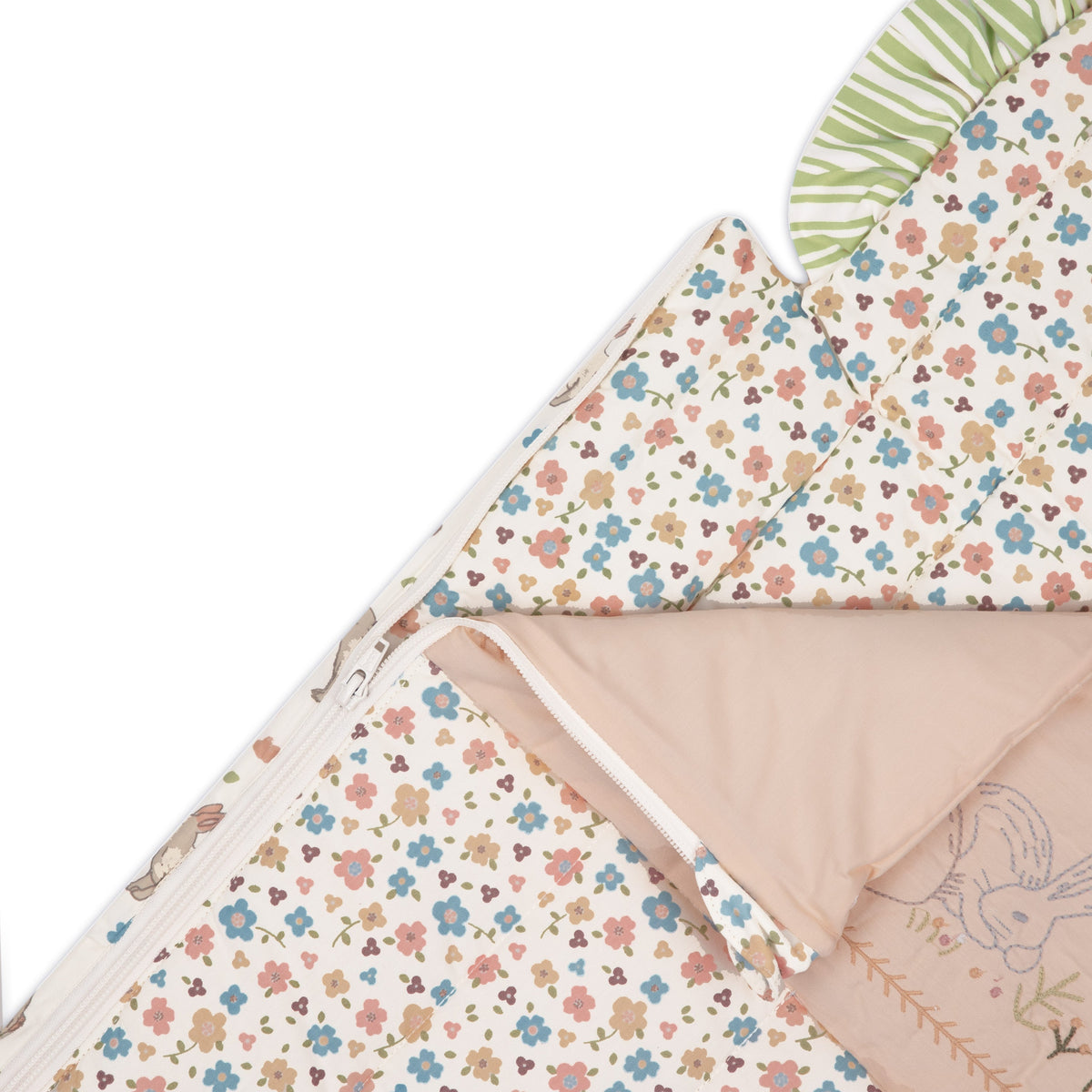 Abracadabra Quilted Baby Nest Bag – Bunny Garden