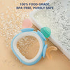 Hopop Silicone Baby Teether | BPA-Free Chew Toy | Pack of 1- Assorted