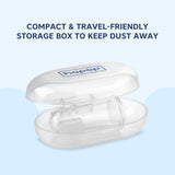 Hopop Silicone Baby Finger Toothbrush with Case Pack of 2