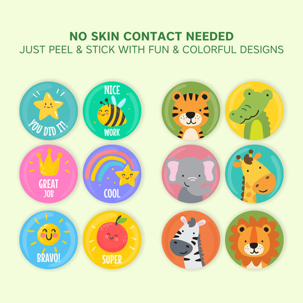Hopop Mozzbito Natural Mosquito Repellent Patches 24 Patches – Multicolor
