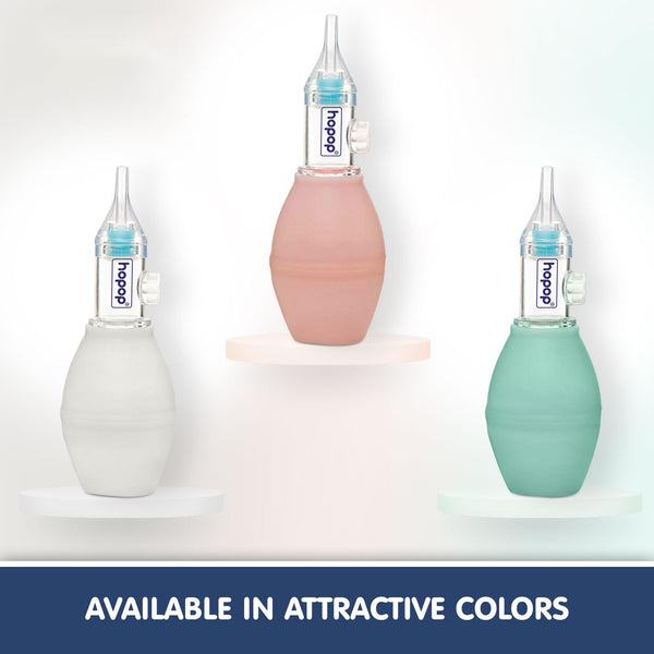 Hopop ® Anti-Reflux Baby Nose Cleaner, Gentle & Safe Nasal Aspirator