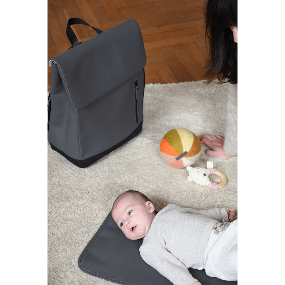 BÉABA Oslo Diaper Backpack 19L – Mineral Grey
