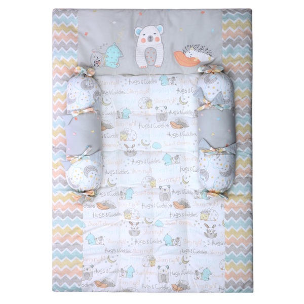 Abracadabra Gadda Set With Two Bolsters - Sleepy Friends