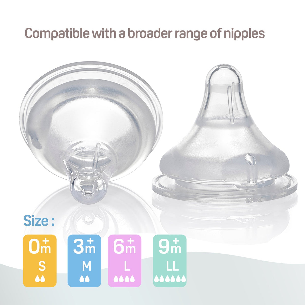 Pigeon Softlatch 2.0 Nursing bottle 240ml - White