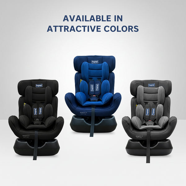 Hopop Joyride Baby Car Seat for 0 to 7 Years - Black