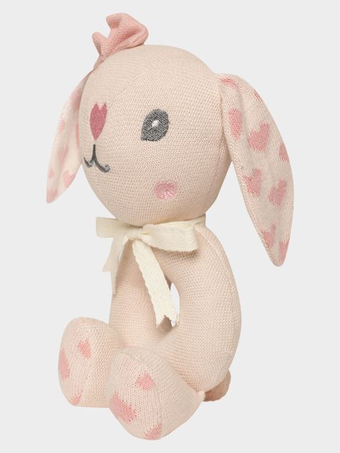 Mi Arcus Ring Rattle Shape Soft Toy Pink