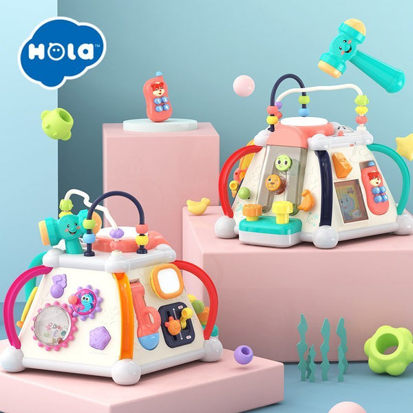 Hola 15-in-1 Discover Activity Cube 31.5 x 29.5 x 23.5 cm Multicolor