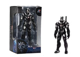 ZD Toys Marvel War Machine with Plastic Holder Collectible – Black Silver