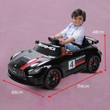 Formula Fun by EMotorad Mercedes-AMG GT4 Electric Ride-On Car 3–6Y – Black