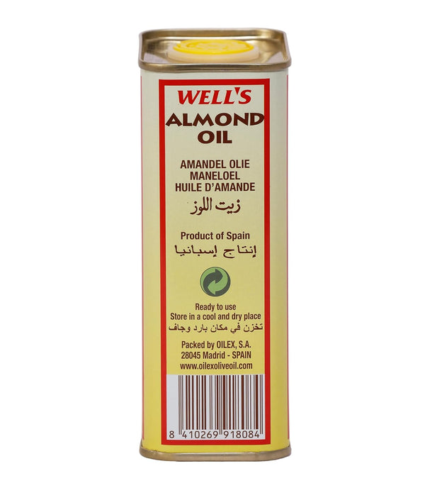 Well'S 100% Pure Almond Oil Packed And Imported From Spain 400Ml