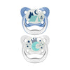 Dr Browns Blue Prevent Glow in the Dark Butterfly Shield Soother Stage 2