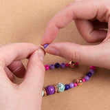 Make It Real Metal Bedazzled Charm Bracelets Kit 104 Pieces Multicolor