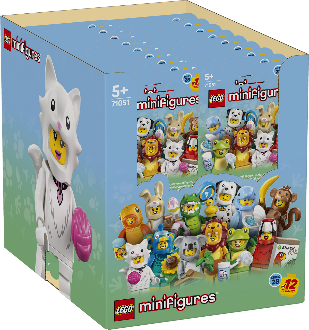 LEGO Minifigures Animals Series 28 Mystery Box Pack of 1 Multicolour