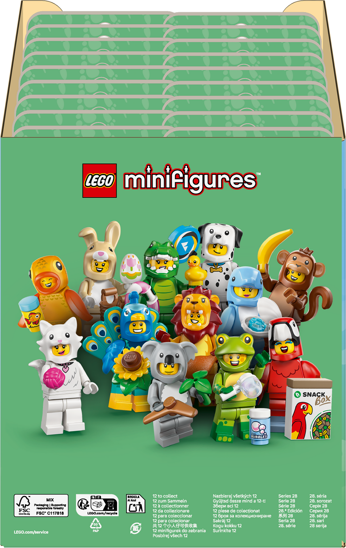 LEGO Minifigures Animals Series 28 Mystery Box Pack of 1 Multicolour