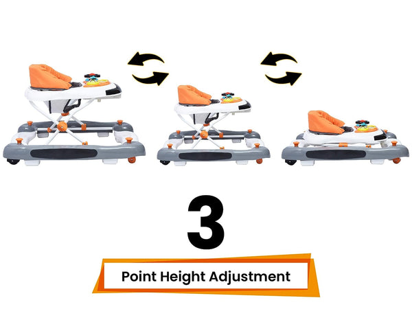 R For Rabbit Baby Walker Ringa Ringa Orange