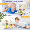 Hola Baby Toys 6-12 Months Musical Dancing Duck Toy Set with Mama and Baby
