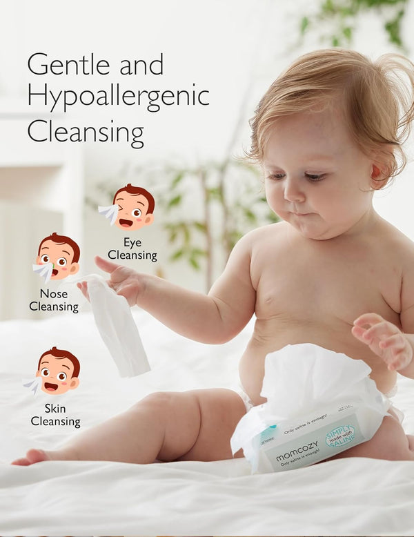 Momcozy Nose Saline Wipes Pack Of 90