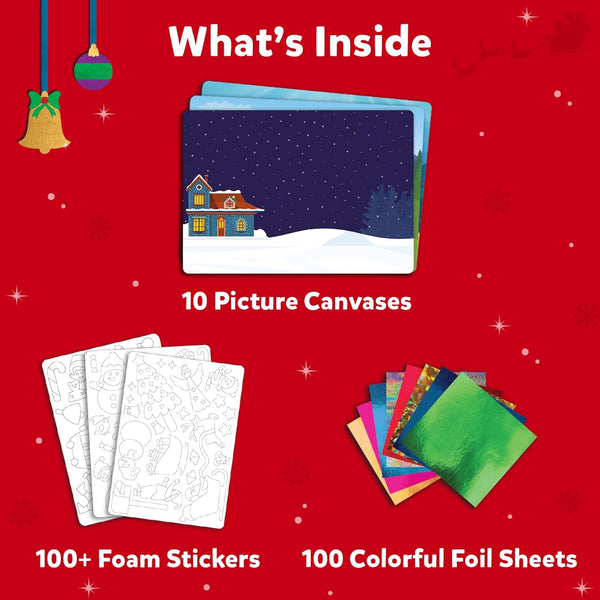 Skillmatics Foil Fun - Holiday Magic Art And Craft Activity Set
