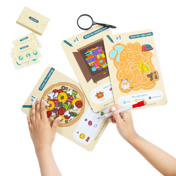 Dabble Pretend Play Detective Game - Moo Town Detective