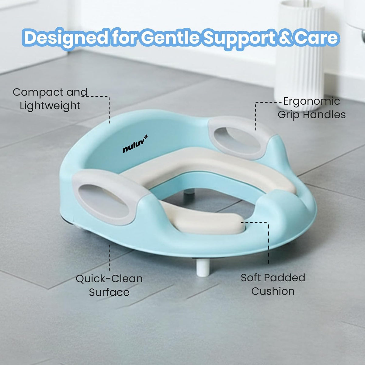 Nuluv Baby Potty Training Seat with Soft Cushion 12m+