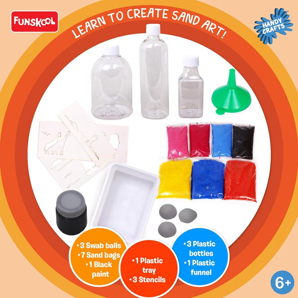 Art & Craft Kit Funskool Handycrafts Sandscape Wonders 6Y+ – Multicolour