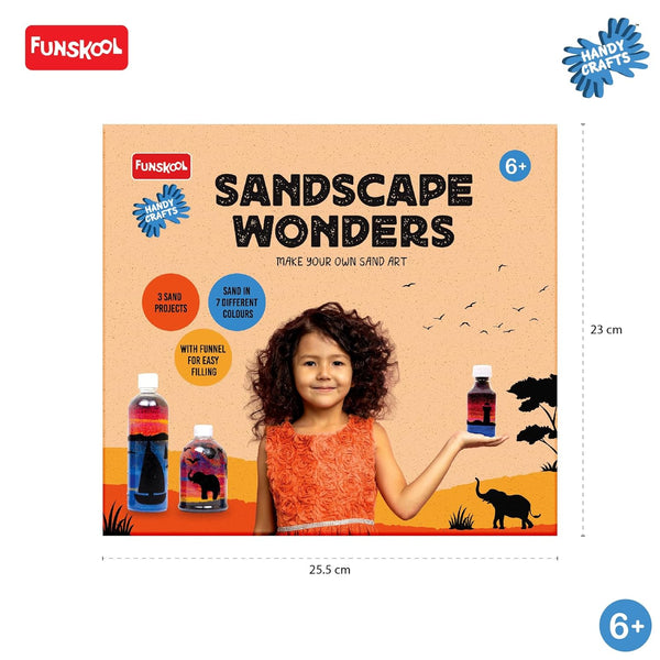 Art & Craft Kit Funskool Handycrafts Sandscape Wonders 6Y+ – Multicolour