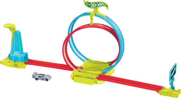 Hot Wheels Neon Speeders Track Set
