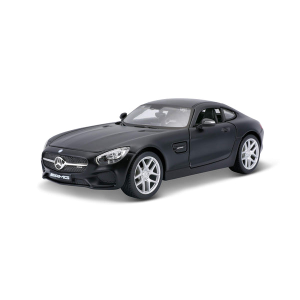 Maisto 1:24 Mercedes-Benz AMG GT Matte Black Licensed Diecast Scale Model Car