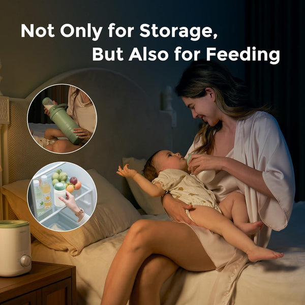 Momcozy Milk Storage Bottle Pack Of 4 - 300 Ml