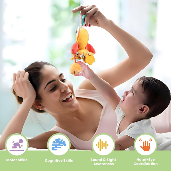 Nuluv Jittery Lino Rattles & Teether