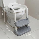 Nuluv Baby Potty Training Seat with Step Ladder Adjustable Size