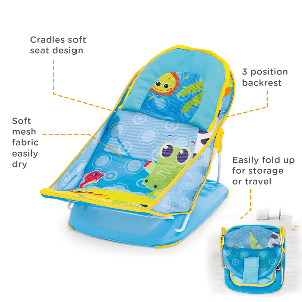 Mastela Bather Fold Up Infant Seat Blue