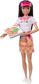 Barbie Skipper First Jobs Pizzeria Waitress Doll with Pizza Accessories