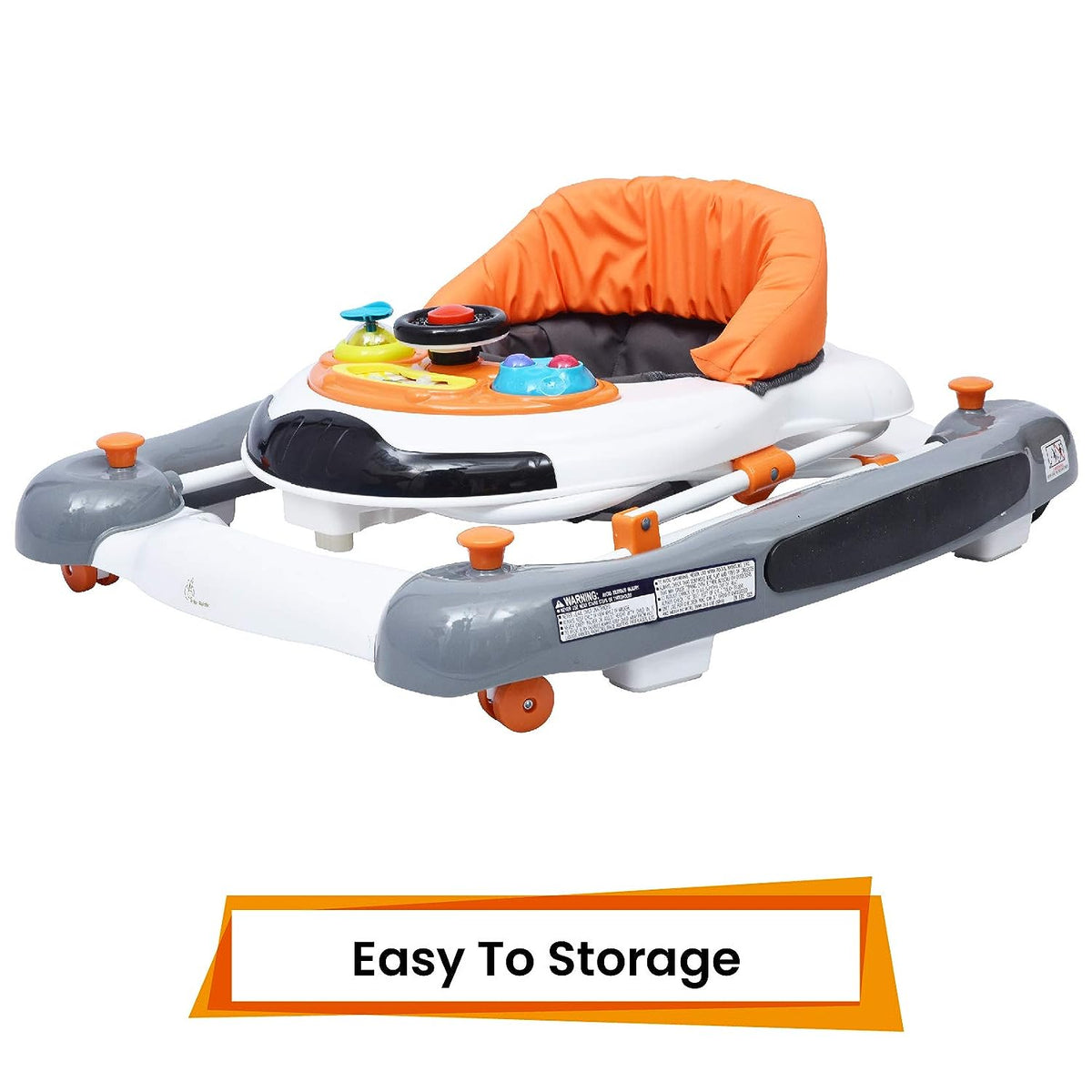 R For Rabbit Baby Walker Ringa Ringa Orange