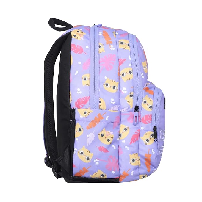 Arctic Fox Wink Kitty 21L Kids School Backpack – Grape Mist